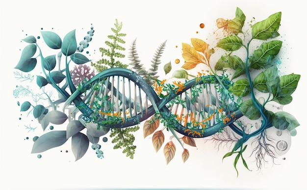 Laboratorio di biologia natura e scienza studio delle piante e dell'ambiente Terapia genica del DNA