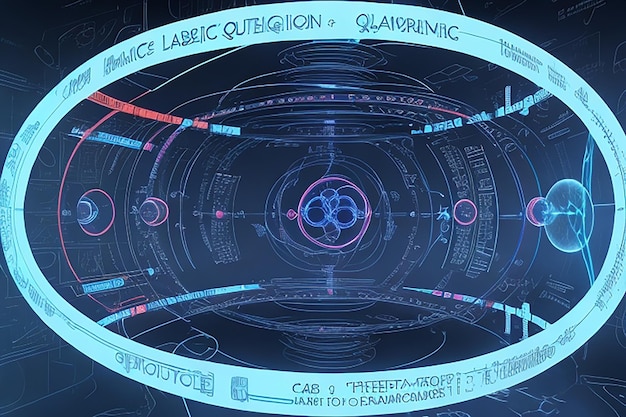 Laboratorio futuristico di meccanica quantistica