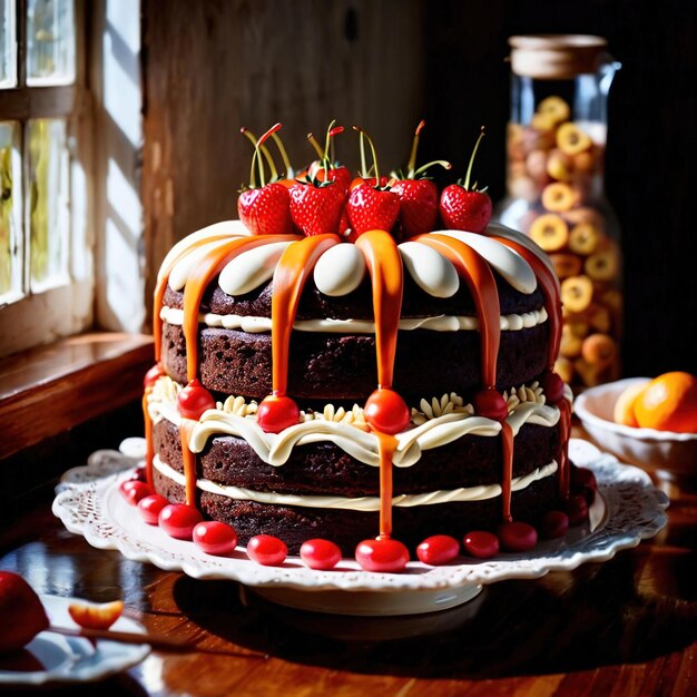 Lady Baltimore Cake, tradizionale dolce da dessert popolare