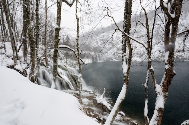 Laghi di Plitvice d'inverno