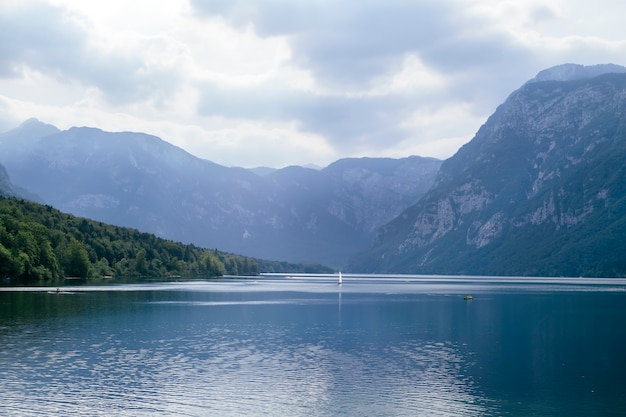 Lago Bohinj in Slovenia