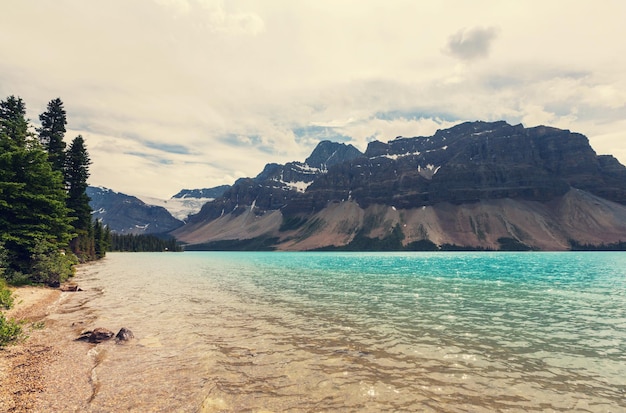 Lago Bow, Icefields Parkway, Parco Nazionale di Banff, Canada