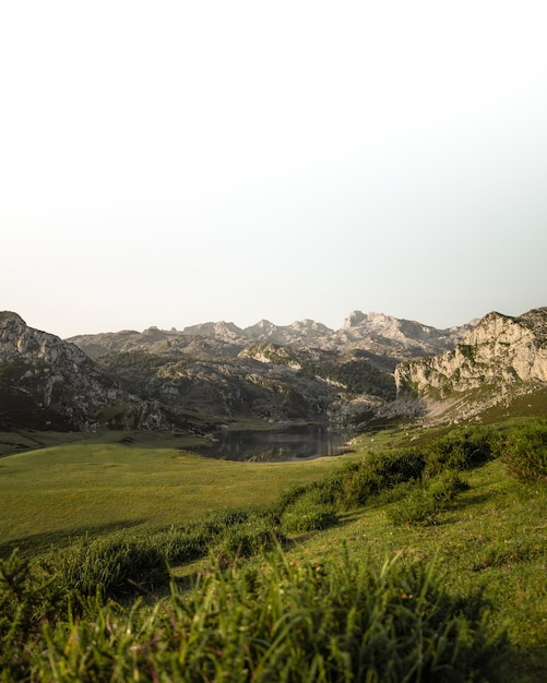 Lago Covadonga a Picos de Europa Spagna