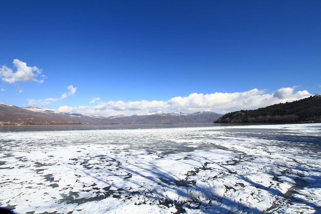 lago ghiacciato