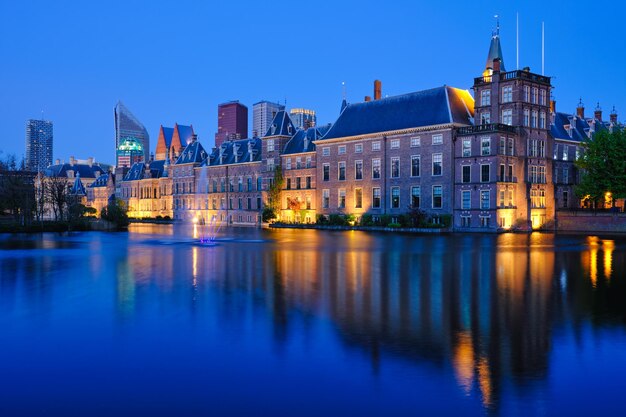 Lago Hofvijver e Binnenhof dell'Aia