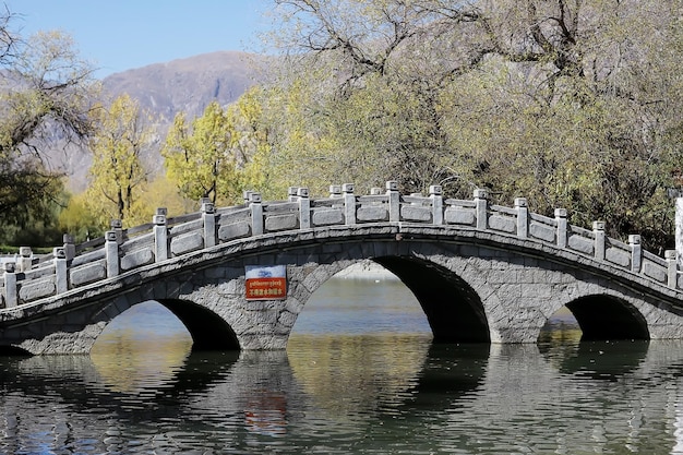 lago sacro nel paesaggio tibetano