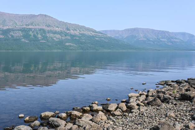 Lago sull'altopiano Putorana