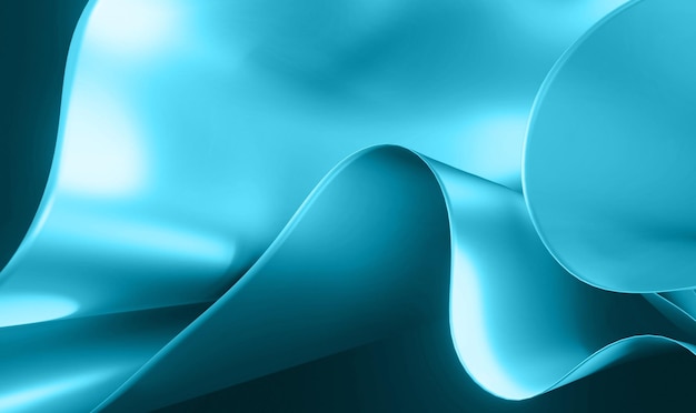 Lagoon Blue Abstract progettazione di sfondo geometrico 3D