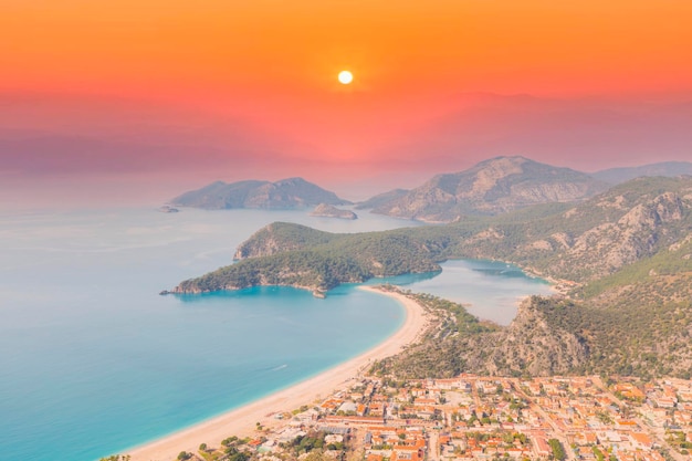 Laguna blu a Oludeniz Fethiye in Turchia