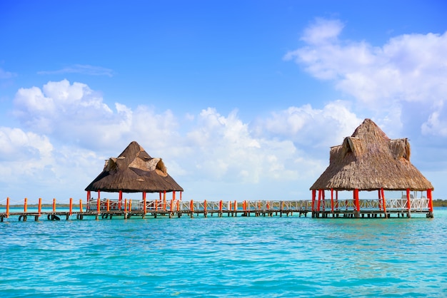 Laguna de Bacalar in Messico Mayan