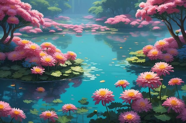 Laguna del crisantemo
