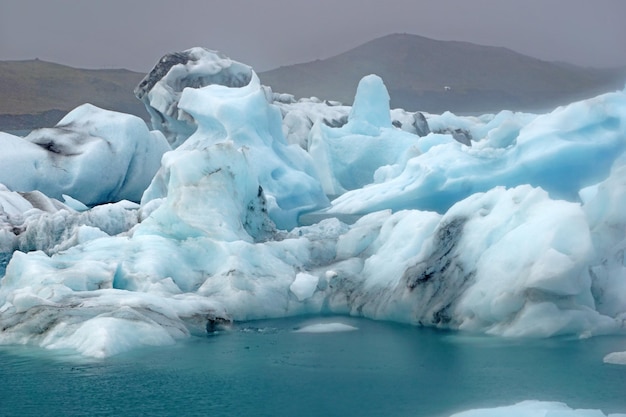 Laguna glaciale di Jokulsarlon in Islanda