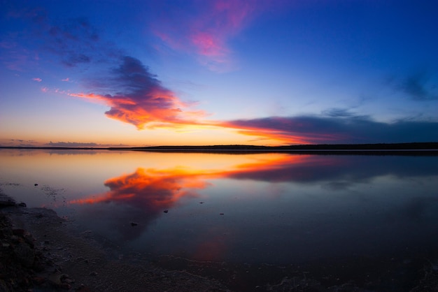 Laguna salata La Pampa Patagonia Argentina