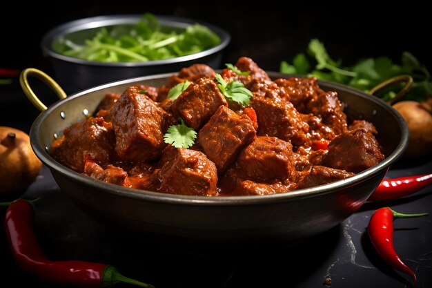 Lamb rogan josh con spezie aromatiche