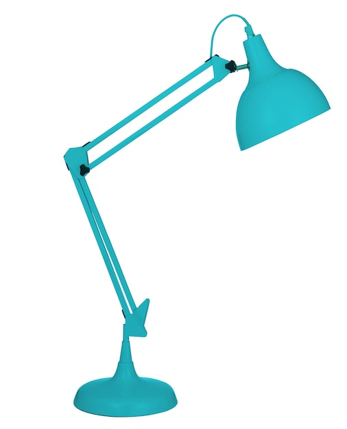 Lampada da tavolo blu