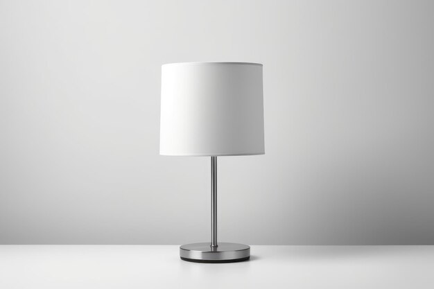 Lampada da tavolo isolata su sfondo bianco