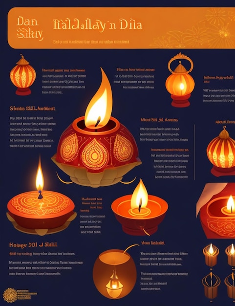 Lampada di Diwali per la festa di Diwali