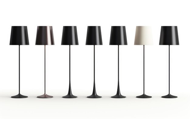 Lampada elegante con supporto