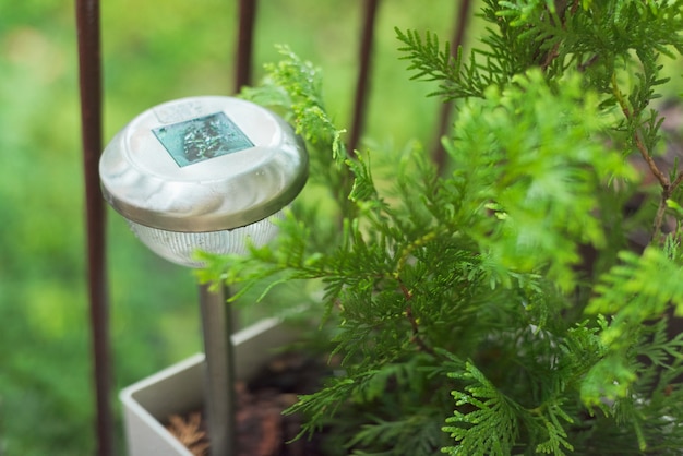 Lampada in terrazza a gocce di pioggia, lampada da giardino ad energia solare