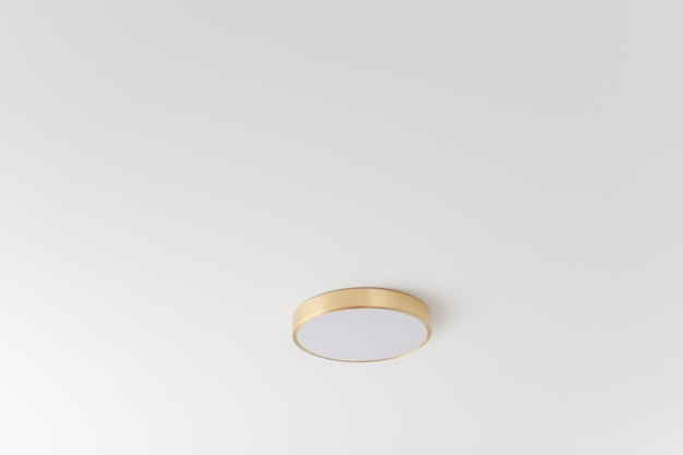 Lampade fluorescenti sul soffitto moderno