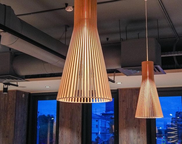 Lampade in legno