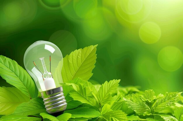 Lampadina cfl a efficienza energetica verde