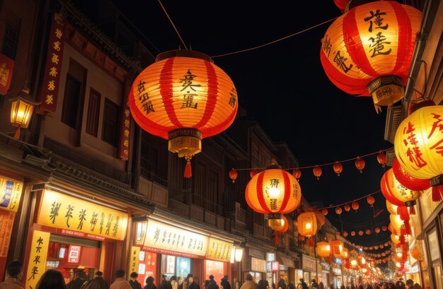 Lanterna a Chinatown