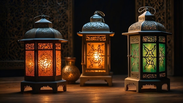 Lanterna islamica con le date