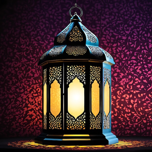 Lanterna islamica per la celebrazione del Ramadan in stile fantasy