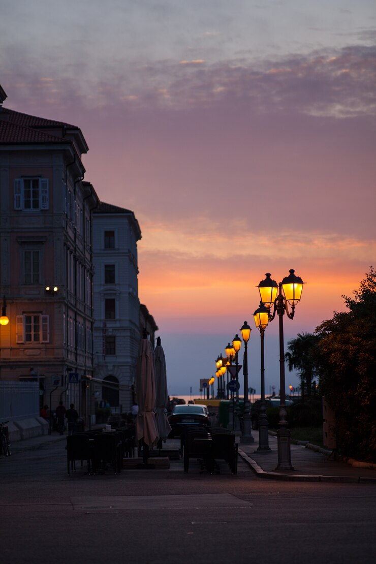 Foto lanterna stradale, trieste