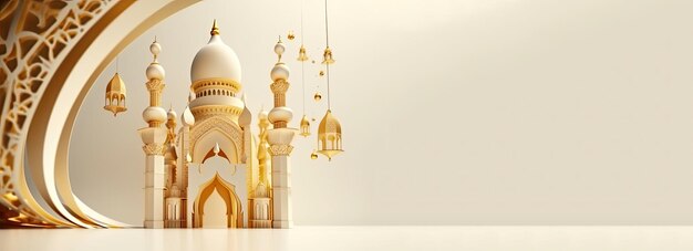 lanterne e moschea islamica