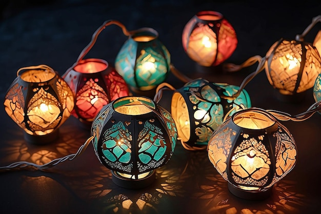 Lanterne marocchine a corda
