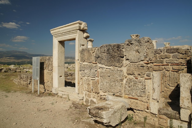 Laodicea sull'antica città di Lycus a Denizli Turkiye