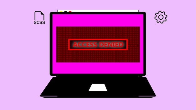 Laptop con codice sullo schermo per la programmazione e la tecnologia dello sviluppo web