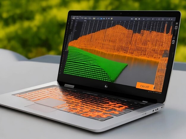 laptop site ai smart 3d pai chart