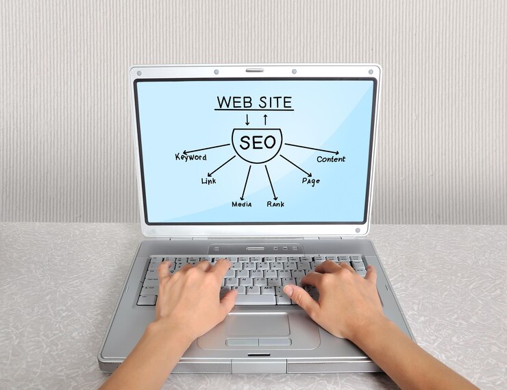 Laptop with seo scheme