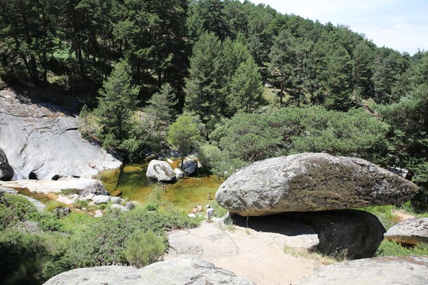 Las Chorreras sul fiume Tormes a Hoyos del Espino Avila Spagna