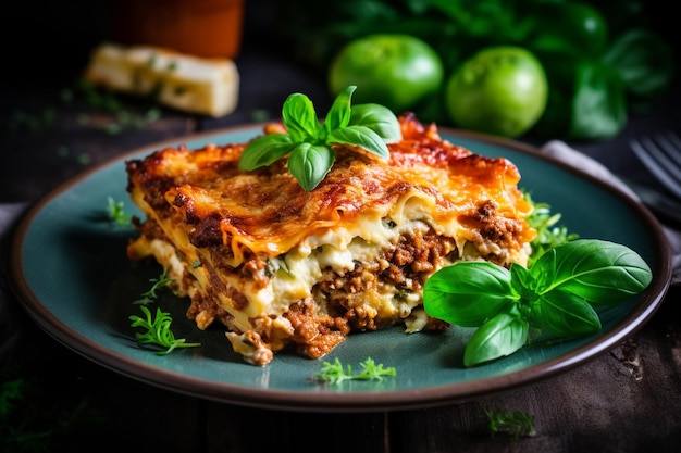 Lasagna con pesto