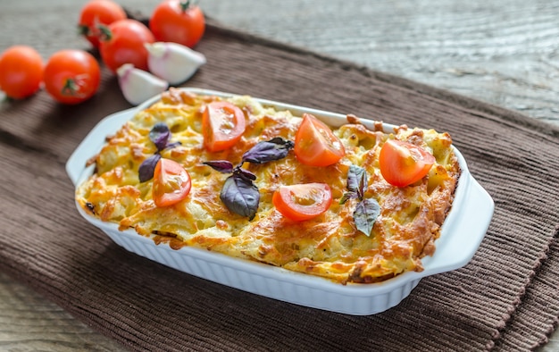 Lasagna con pomodorini