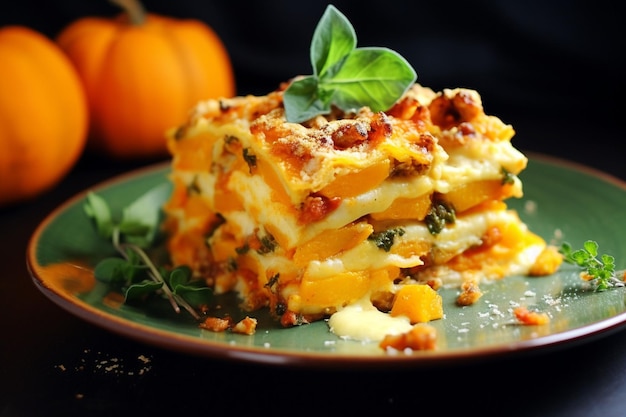 Lasagna di zucca di noce