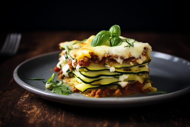 Lasagna di zucchini con tagliatelle