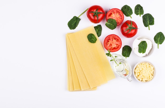 Lasagne di spinaci ingredienti piatti laici