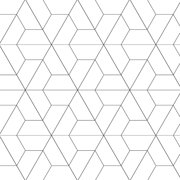 Latar belakang pola abstrak png geometris sederhana transparan dalam warna hitam