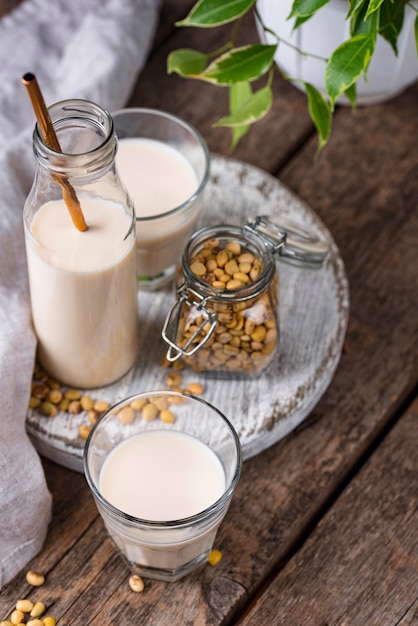 Latte di soia vegano non caseario