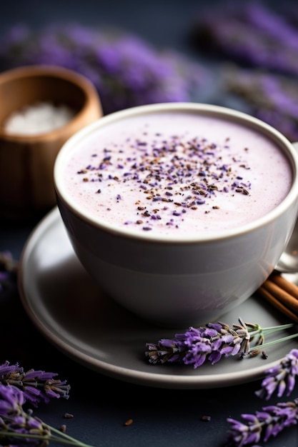 Latte piccante alla lavanda