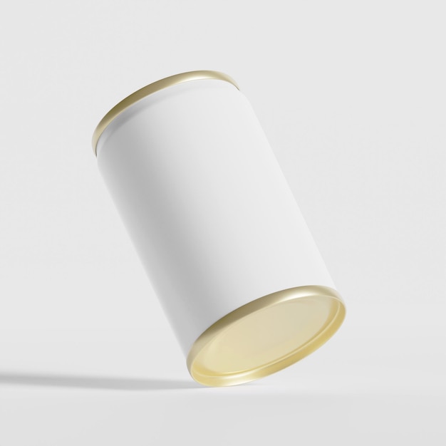 Lattina di alluminio per la progettazione Illustrazione realistica