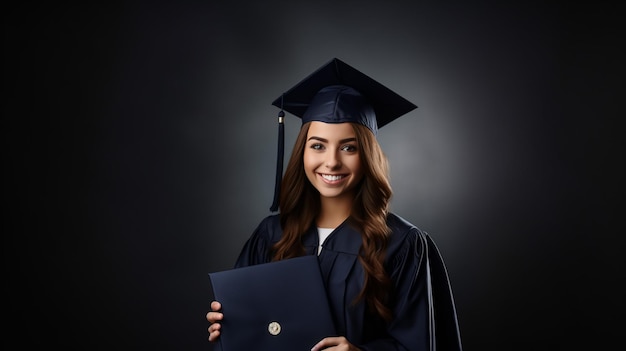 laurea in istruzione e concetto di persone gruppo di studenti internazionali felici in tavole di mortaio e