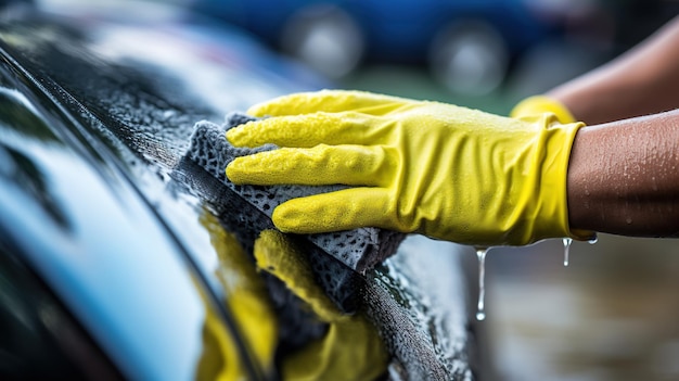 Lavaggio generativo di auto AI con sapone a schiuma auto lavatrice ad alta pressione spray a schiuma self-service