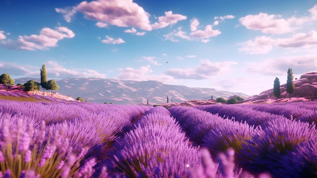 Lavanda AI generativa