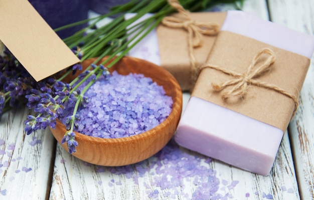 Lavanda con sapone